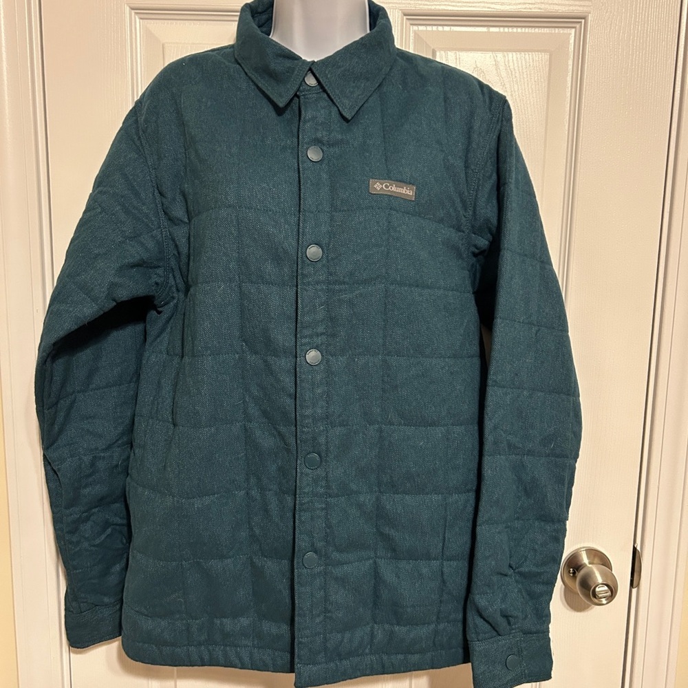 Columbia Men's Dark Teal Puffer Jacket